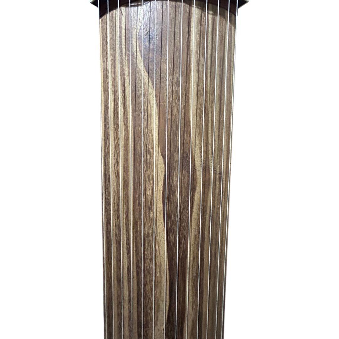 【高級箏セット】 上角作り くり甲 すだれ彫り 蒔絵 13弦 琴柱 猫足