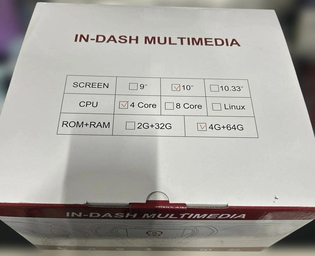 新品　BOUWOIMA 10インチディスプレイオーディオ4コア4G+64G