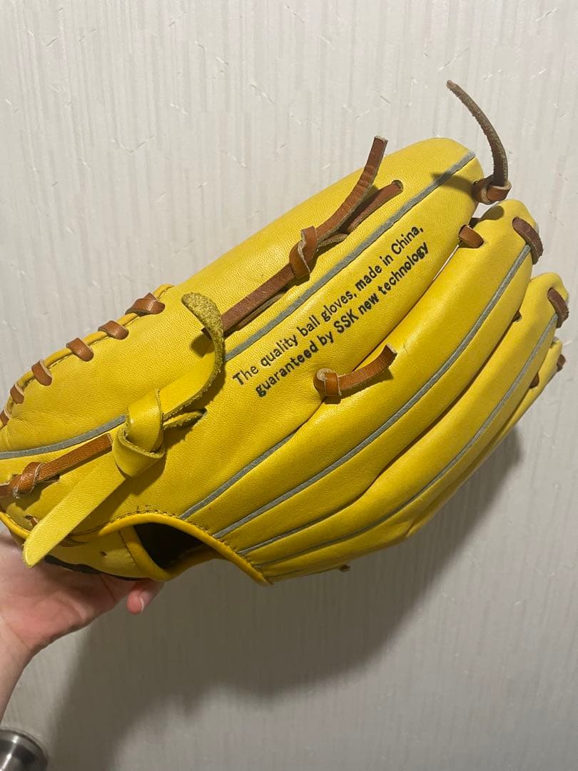 【美品】SSK イエローグローブ Special Make Up