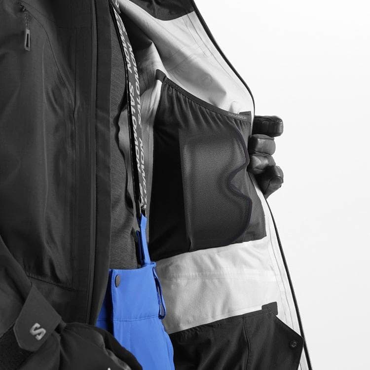 新品 サロモン SONIC 3レイヤー ジャケット LC2285700 M 黒 - メルカリ