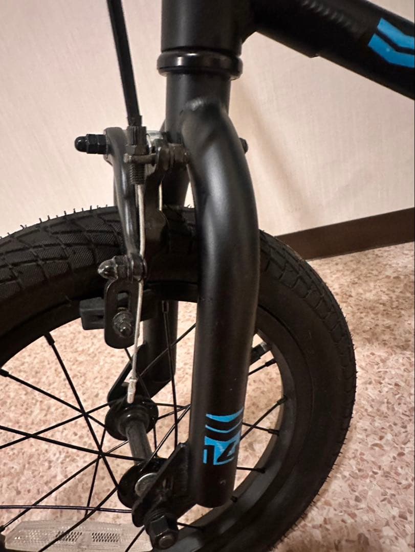 HARO BMX バイク ブラック・ブルー 14イン補助輪 渋谷区引き取り限定