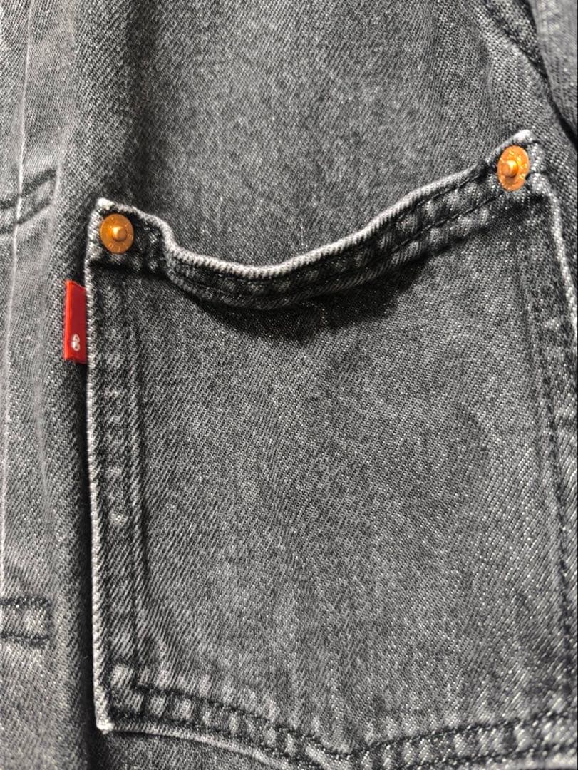 靴*き様 Levi's/リーバイス TYPE I デニムジャケット ブラック