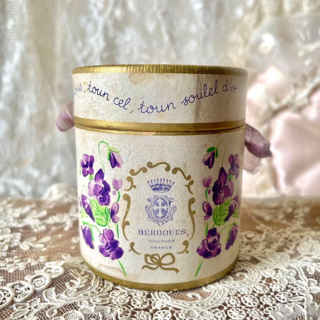 トゥルーズすみれのオードトワレ　ボックス&説明書付き　フランスアンティークスミレ