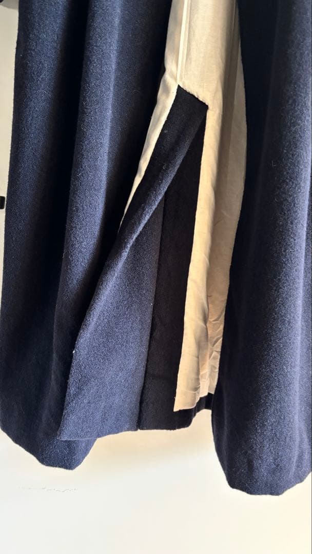 jiji 和歌山　 ロングコート　ネイビー