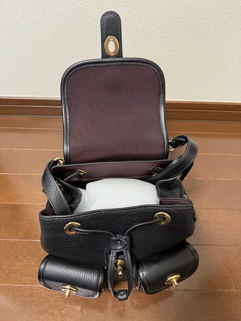 コーチ　ハドリー バックパック　ブラック　新品未使用