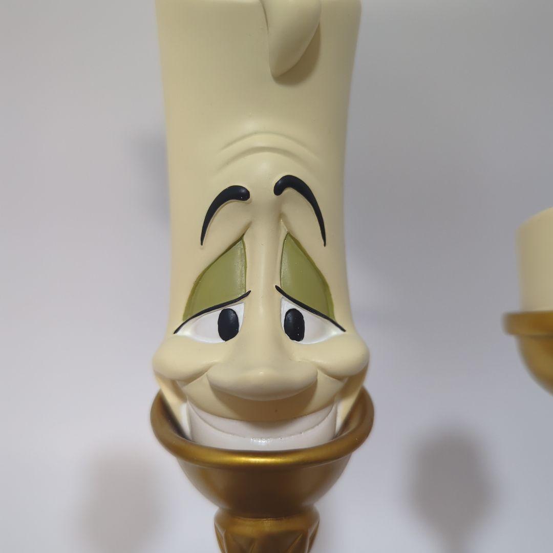 ​【美品】✨美女と野獣 ルミエール フィギュア ゴールド 海外限定