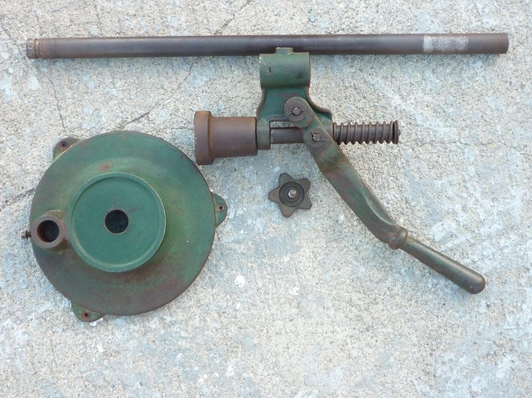 ヴィンテージ 手動打栓機 鋳物 錆サビ シャビーシック 当時物 インダストリアル