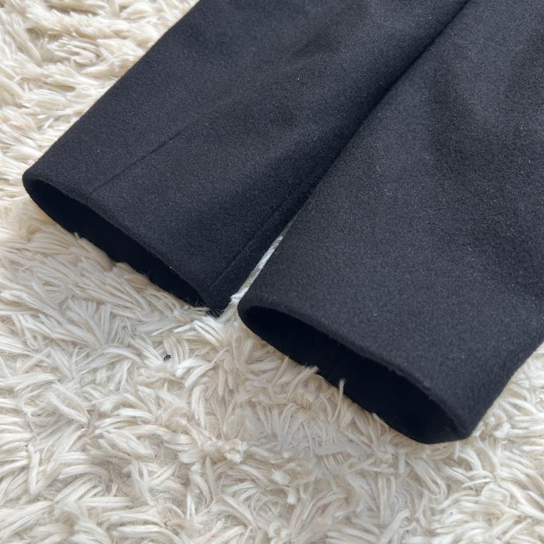 【TED BAKER】美品 ベルテッドコート 花柄 黒 テッドベイカー Aライン