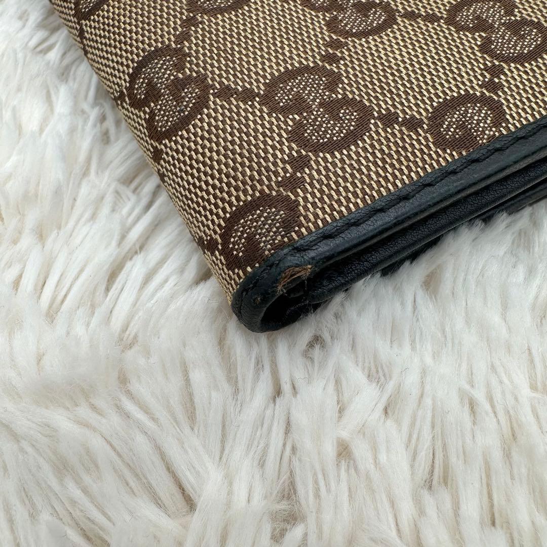 ✨箱あり✨美品　グッチ　長財布　GG柄　インターロッキング　キャンバス　ベージュ