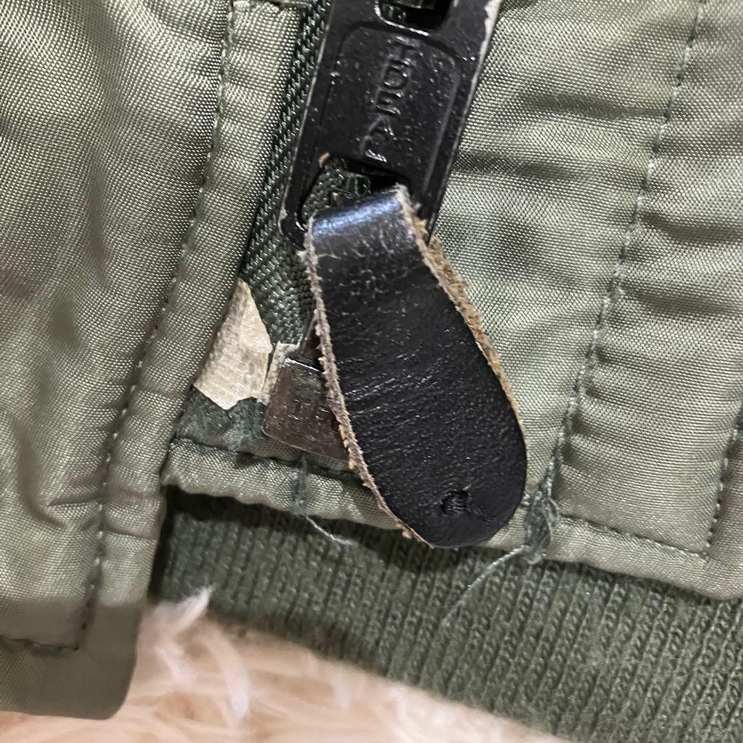 スピワック　Ｎ-2B フライトジャケット　USA製　リアルファー　ショート丈