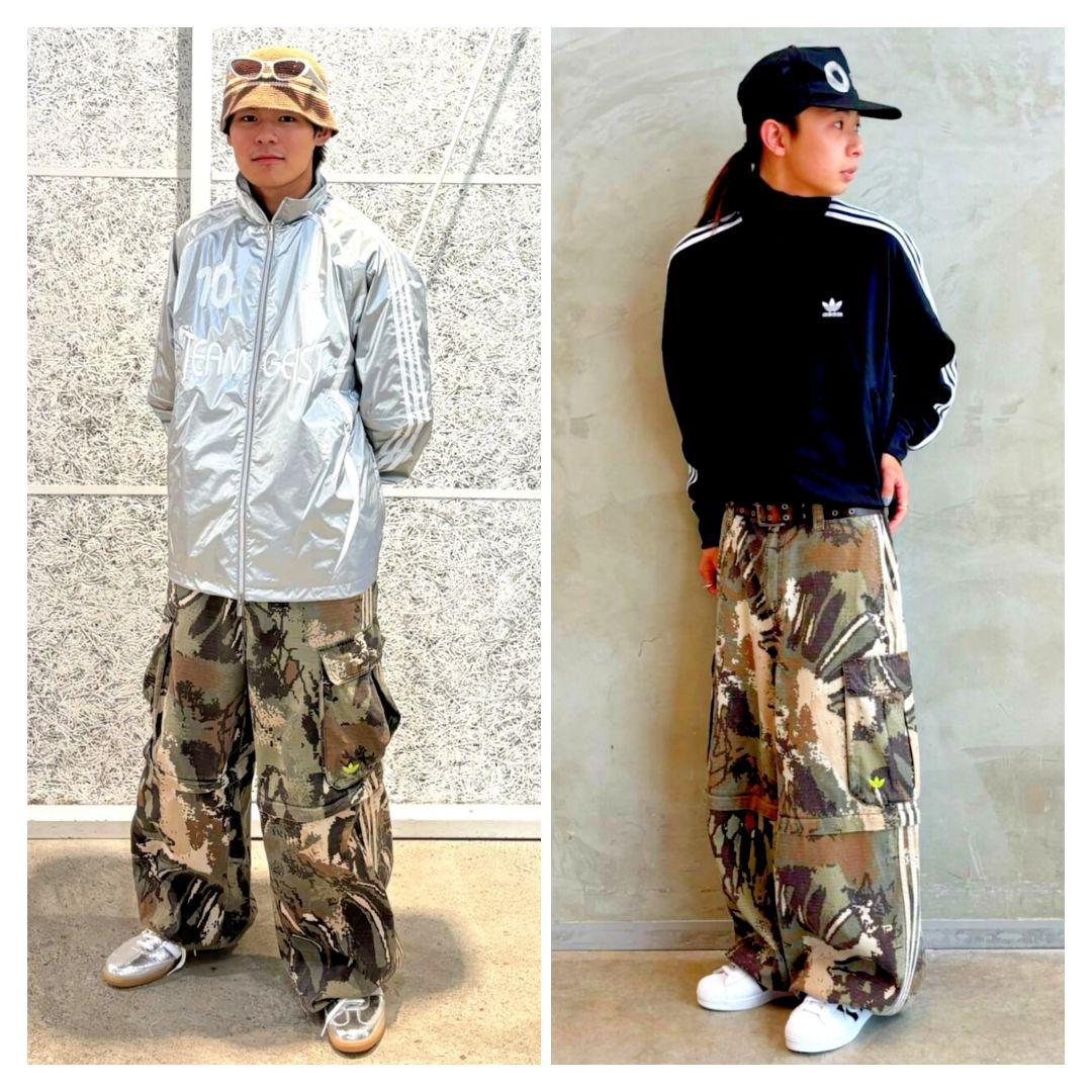 迷彩★3XL★カーゴパンツ★ワイドレッグパンツ★バギーパンツ★ワイドパンツ★男女