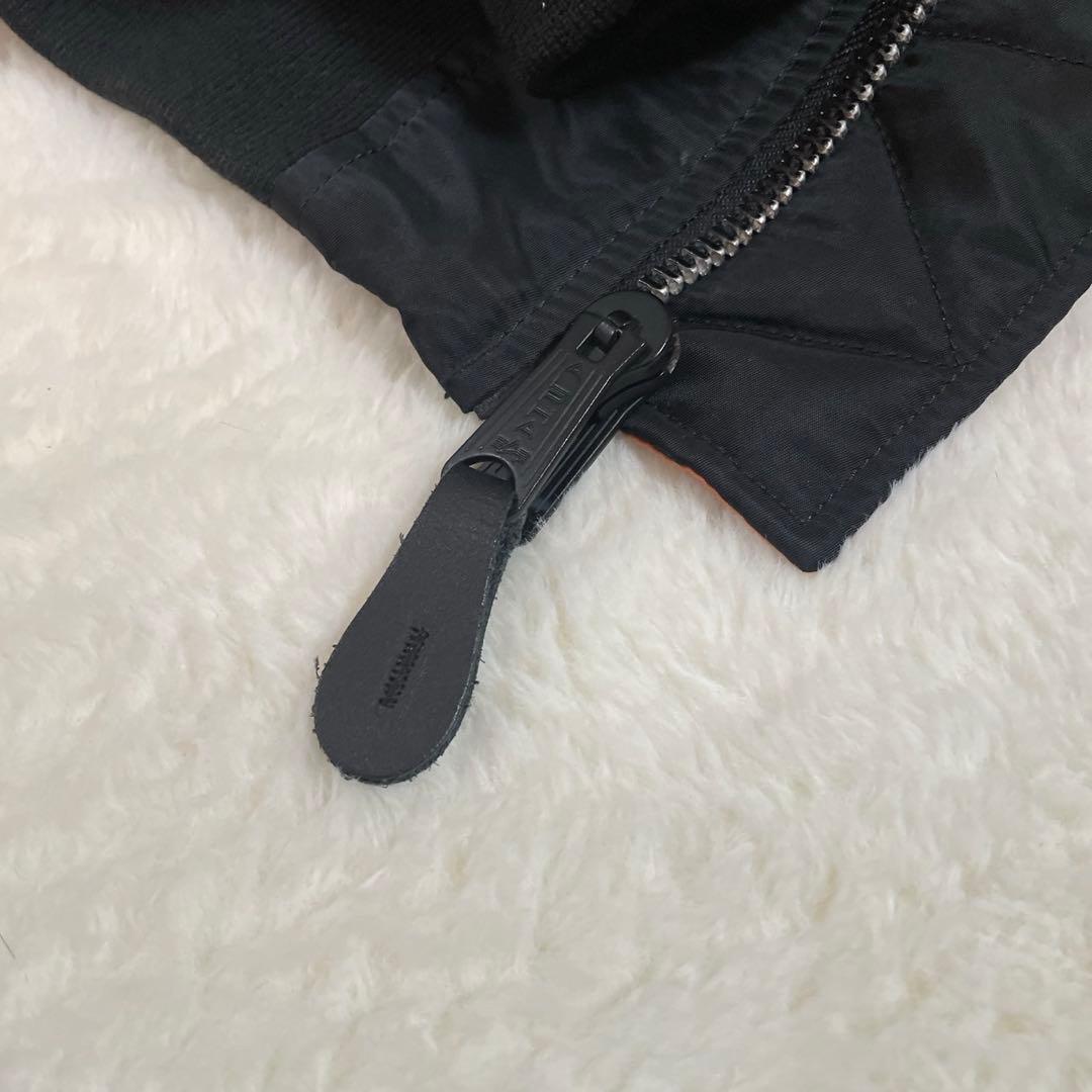 極美品 ALPHA INDUSTRIES MA-1 フライトジャケット 黒 L