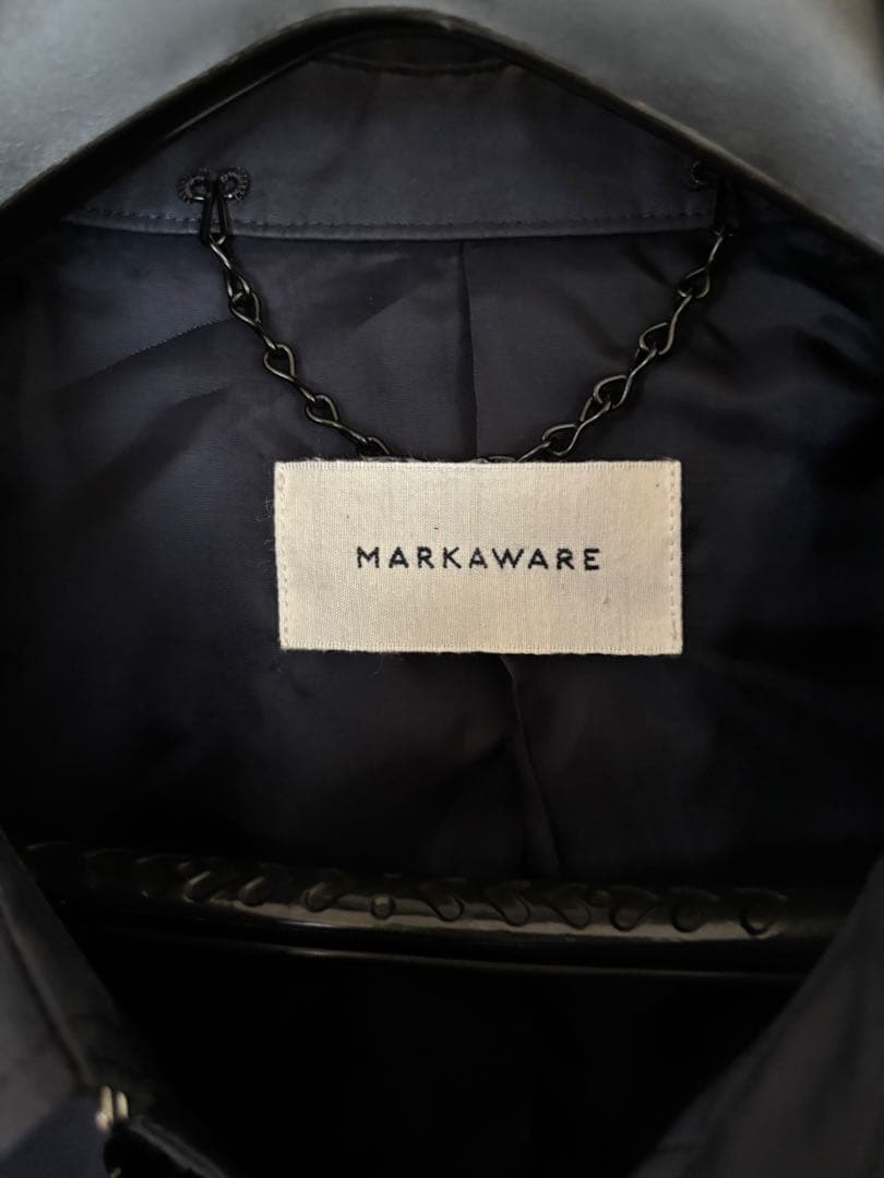 markaware25ssウェザークロスウォークアバウトコート2ネイビー