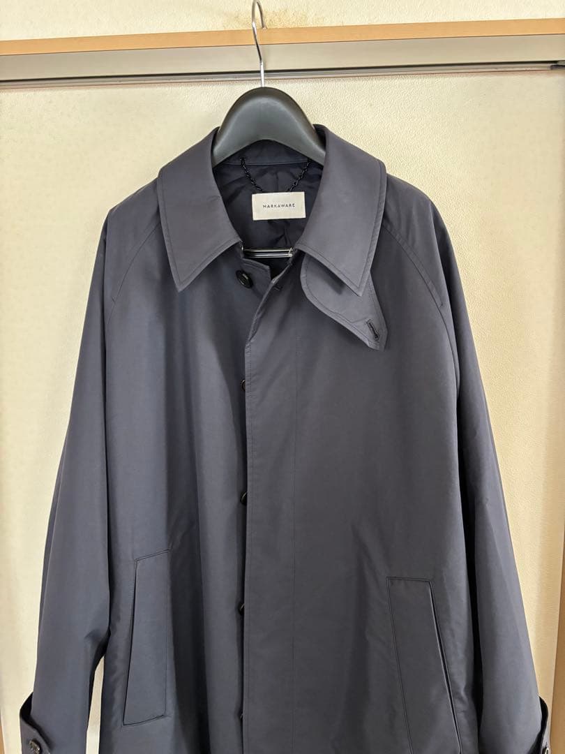 markaware25ssウェザークロスウォークアバウトコート2ネイビー