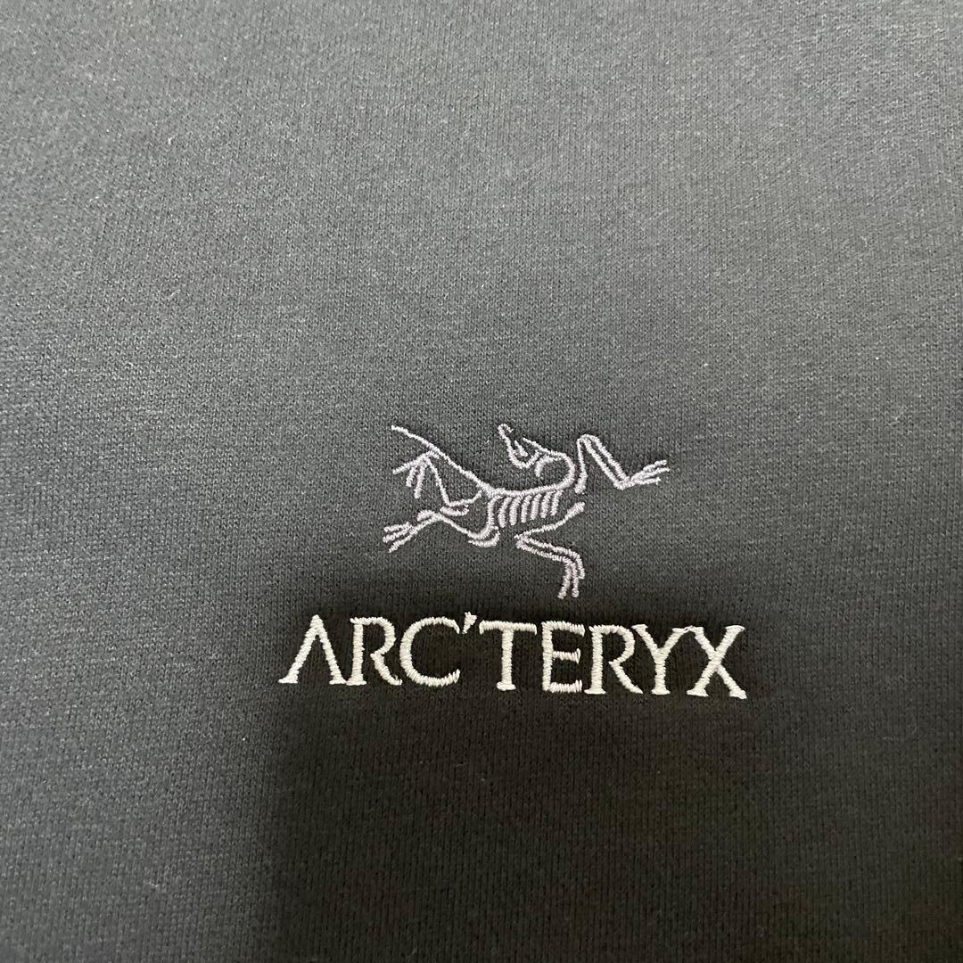 Sサイズ ARC'TERYX アークテリクス エンブレムフリースクルー 黒