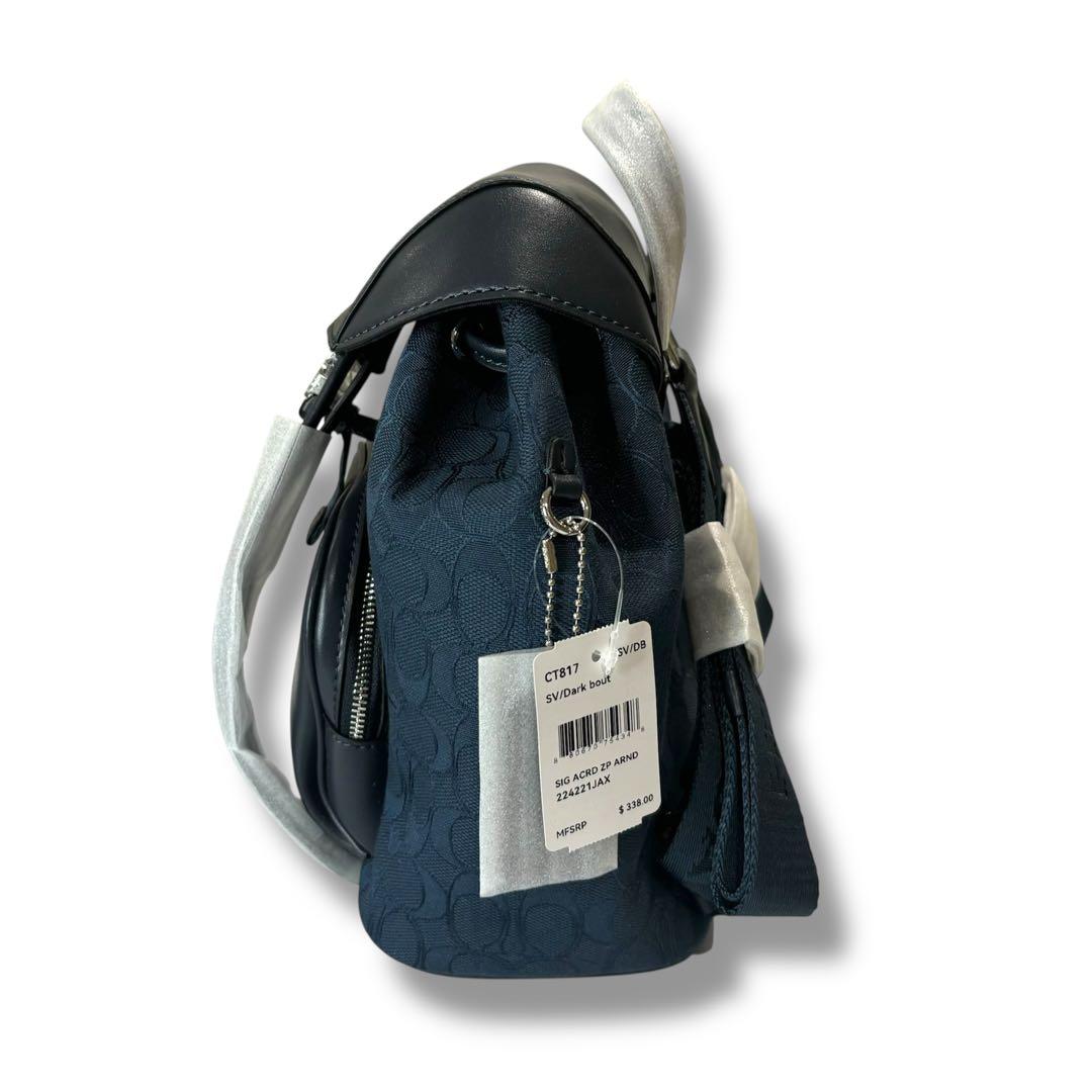【新品タグ有】coach コーチ バックパック　　シグネチャーキャンバス