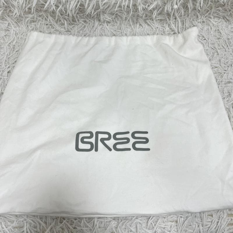 BREE リュック バックパック キルティング グレー レザー