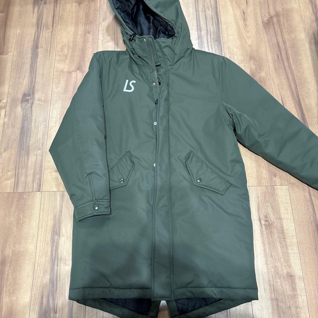 ルースイソンブラ　ベンチコート　中綿コート　カーキ　150 160