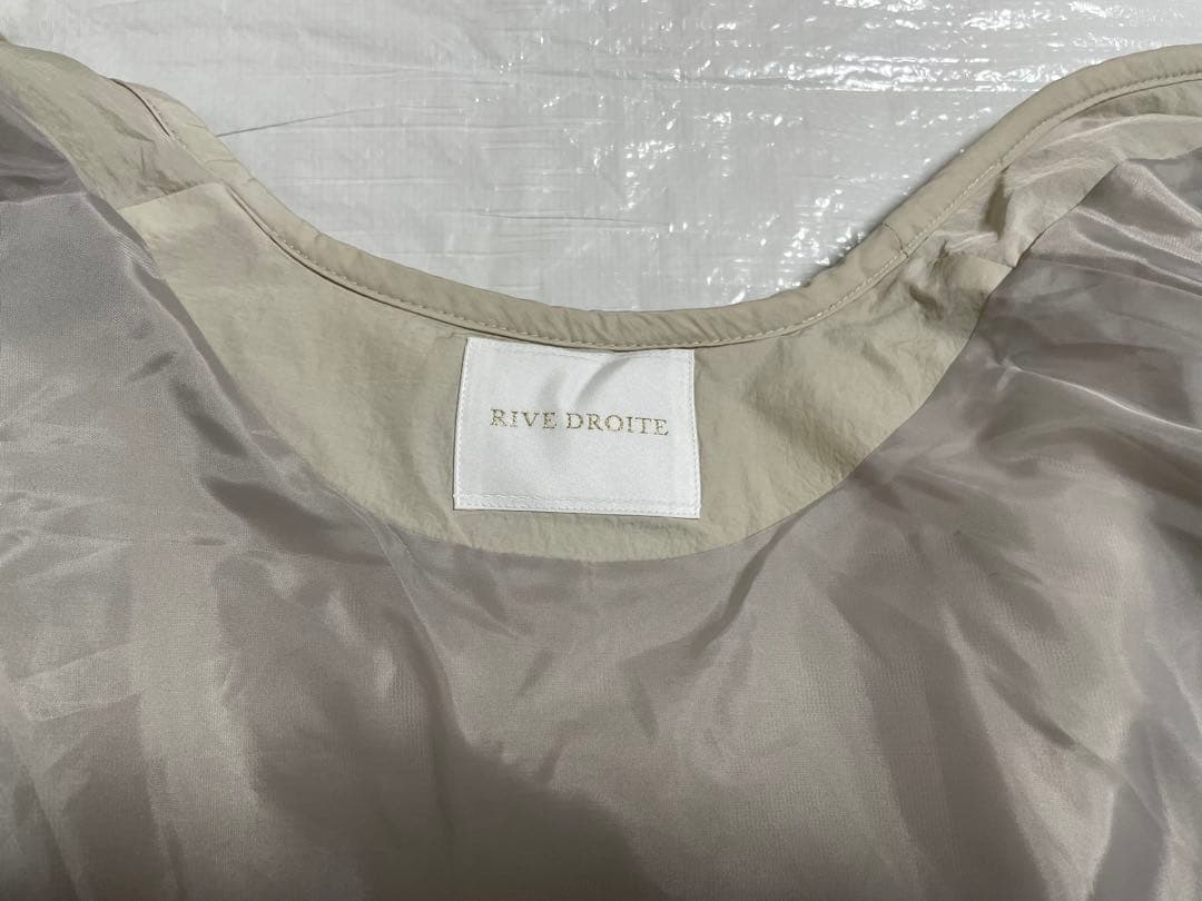 RIVE DROITE リヴドロワ　ノーカラーボアコート