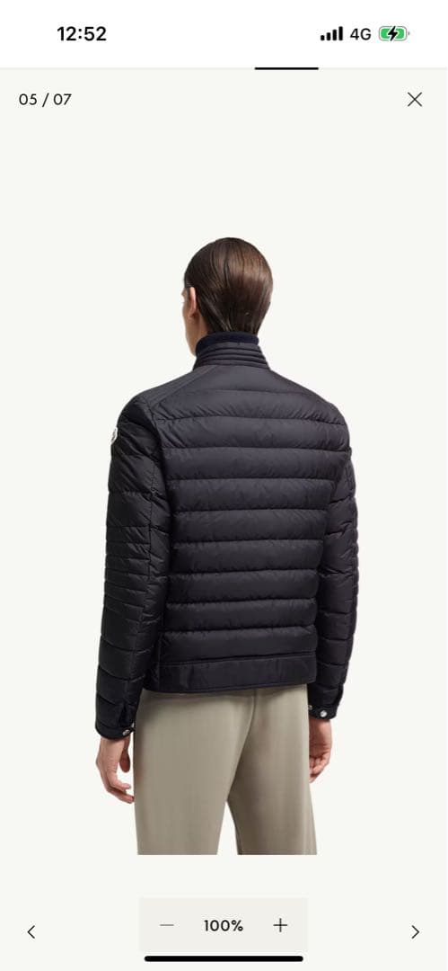 ドロップMONCLERモンクレールAmiotバイカージャケットサイズ2国内