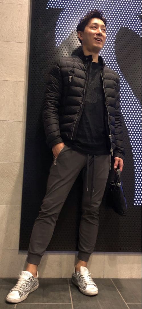 ドロップMONCLERモンクレールAmiotバイカージャケットサイズ2国内