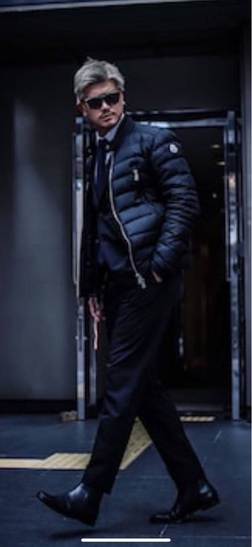 ドロップMONCLERモンクレールAmiotバイカージャケットサイズ2国内