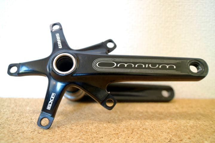 ☆ SRAM OMNIUM 165 ピスト クランク ブルーラグ サーリー