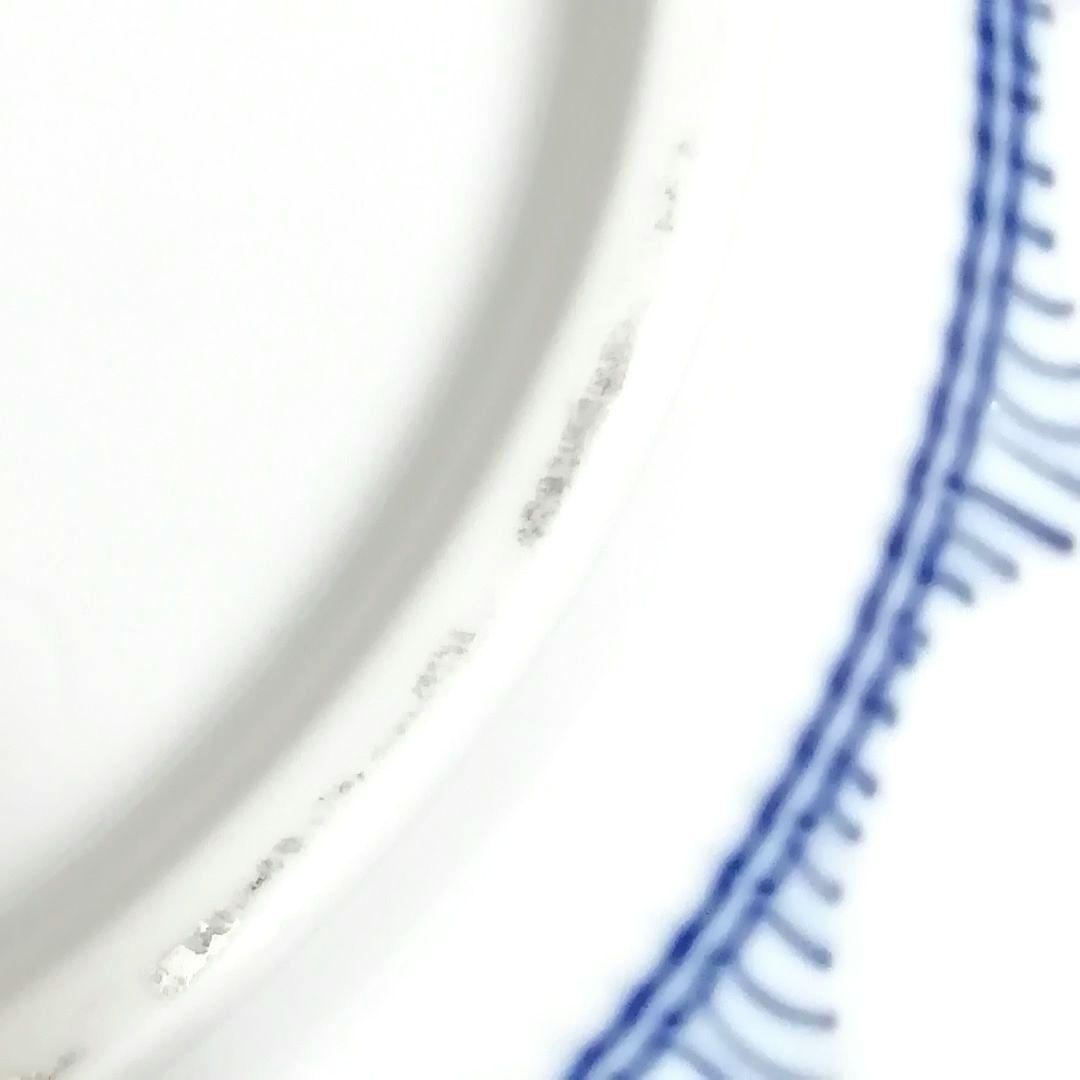 ロイヤルコペンハーゲン ボウル ハーフレース 大きい　ブルーフルーテッド