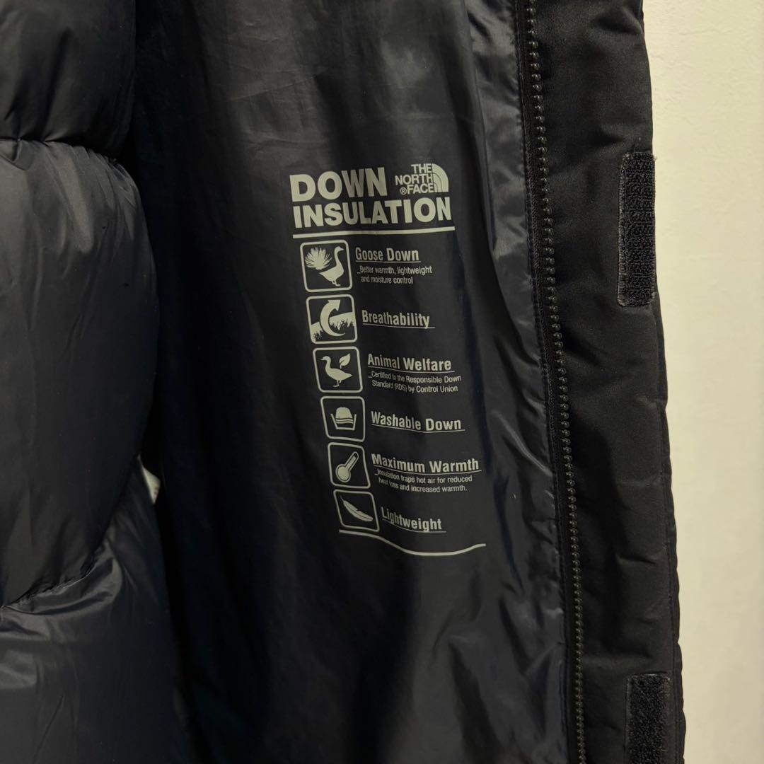 日本未入荷　海外限定　ノースフェイス　ロングダウンコート　DRYVENT 黒