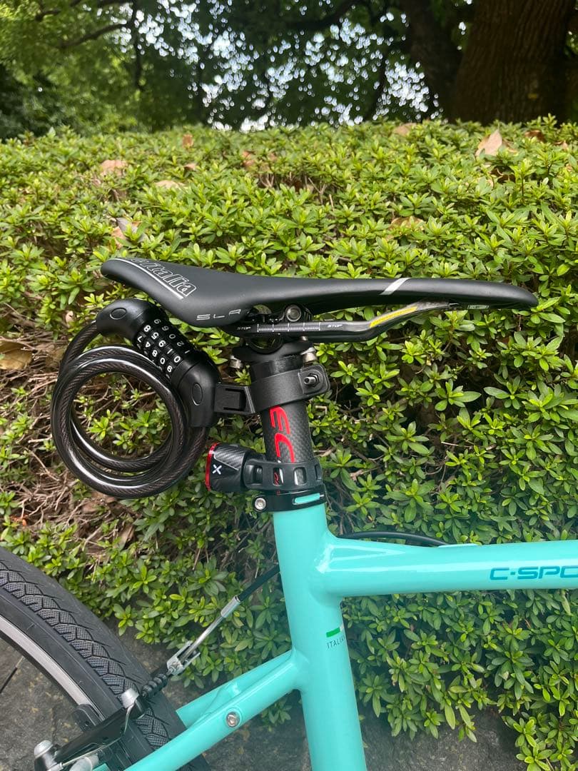 【走行50km】BIANCHI C-SPORT1 ギア交換、カーボン カスタム