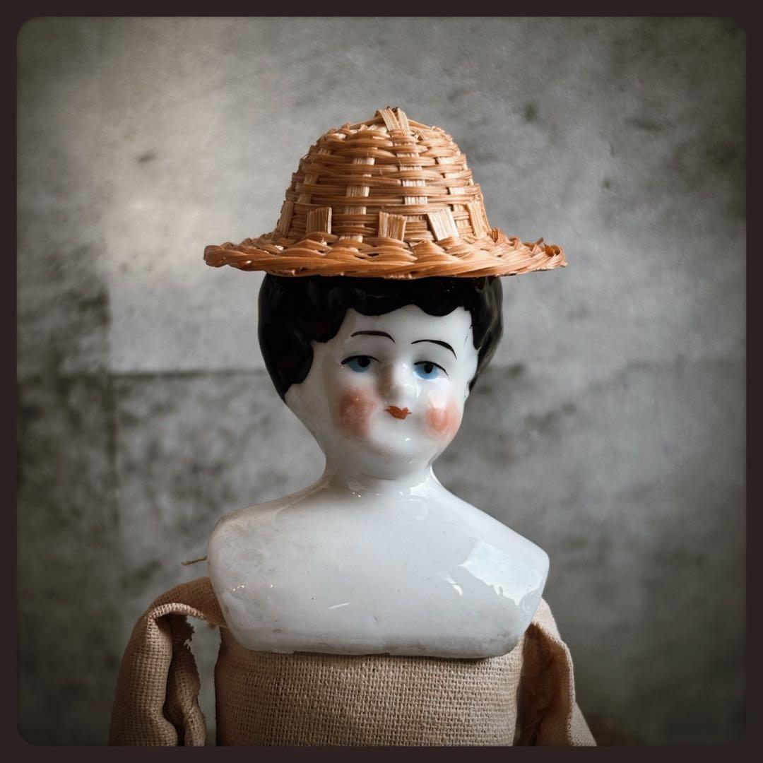 アンティーク チャイナヘッドドール　 ビスクドール