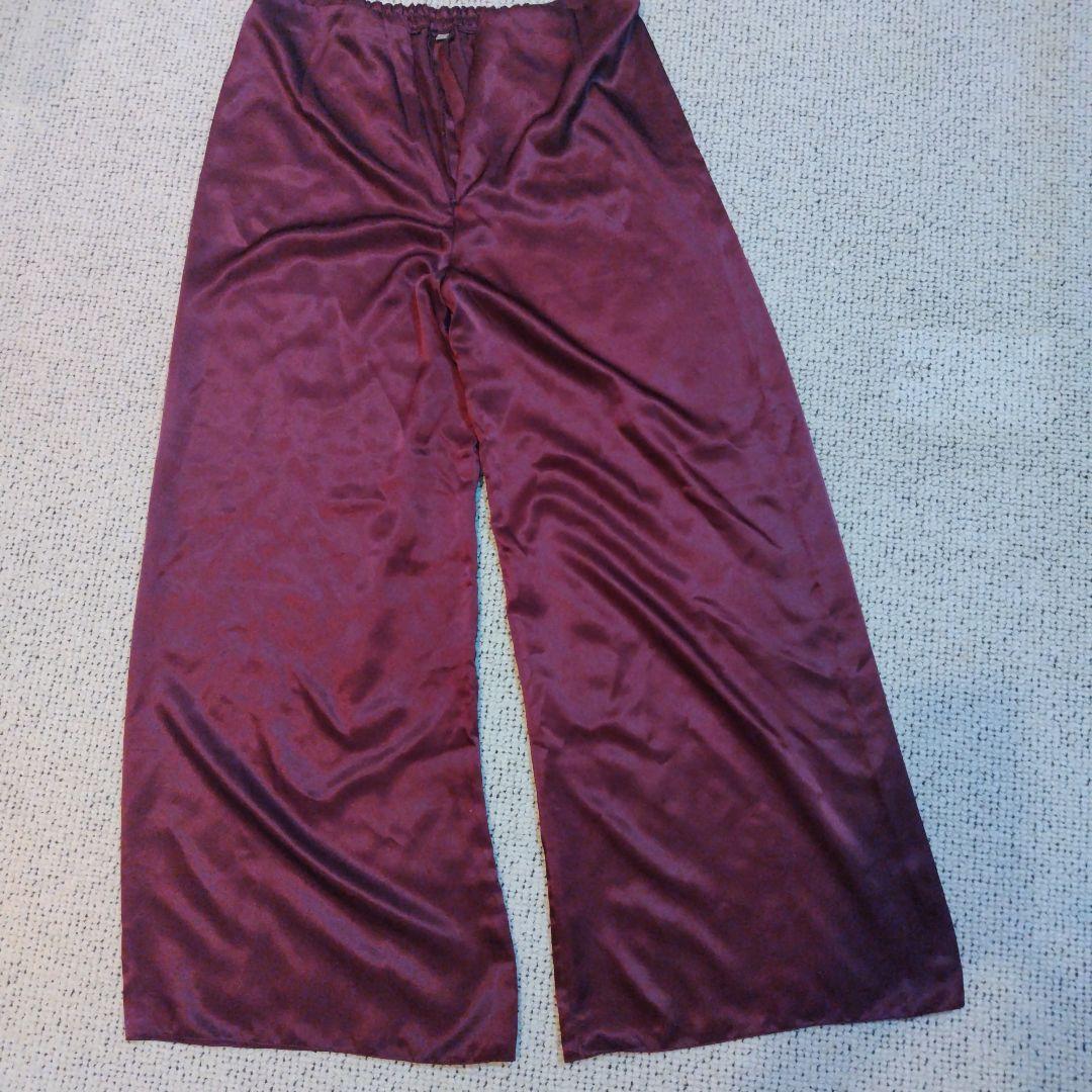 手描きアオザイ　ベルベット　蓮　ロータス　1点物　未使用　Lサイズ