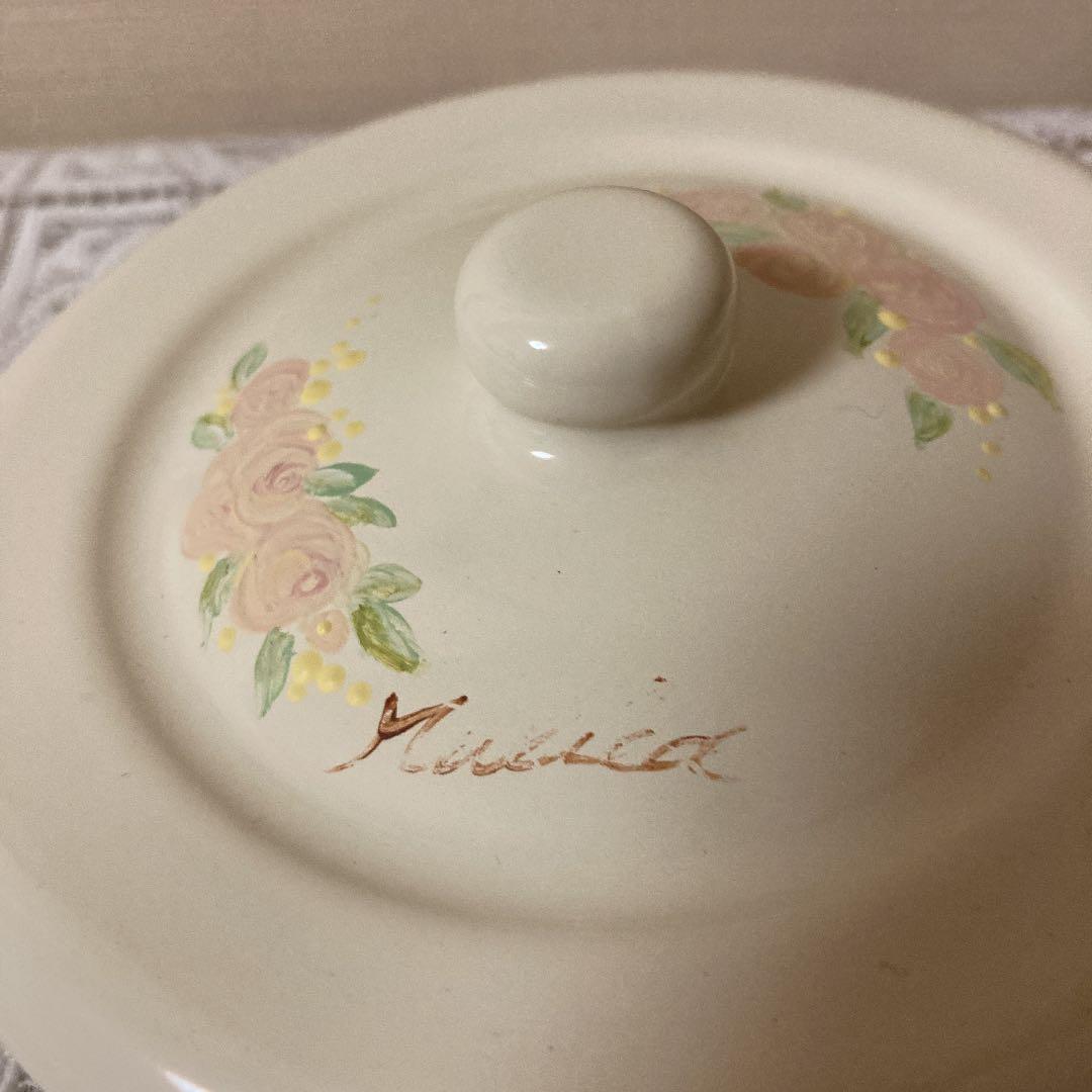 イマン　マリカ　ホーロー製ミニキャセロールベアー