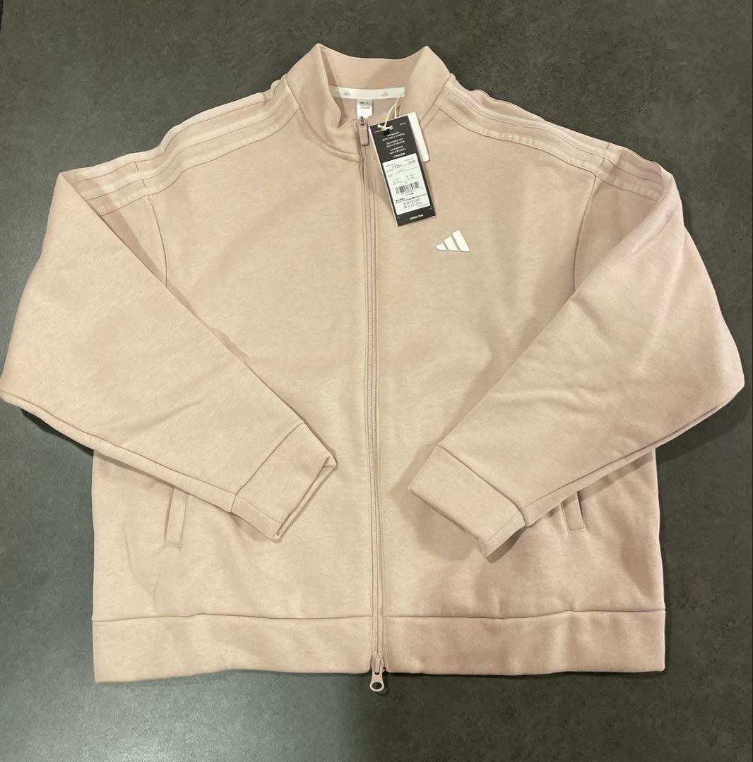 アディダスゴルフ　長袖トレーナー&スカート裏起毛セットアップ　スリーライン