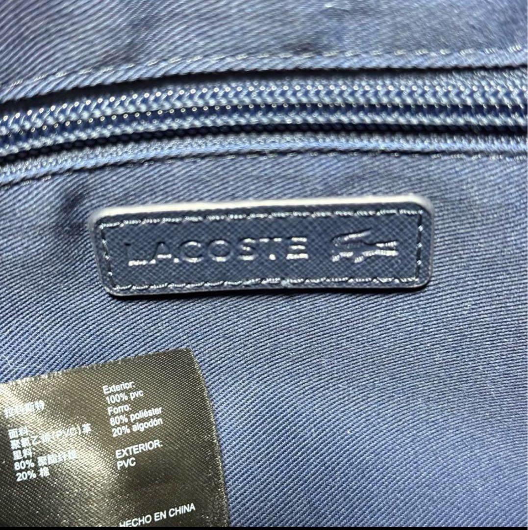 美品☆ラコステ☆ボディバッグ　ウエストポーチ　ショルダー　ネイビー　カメラバッグ