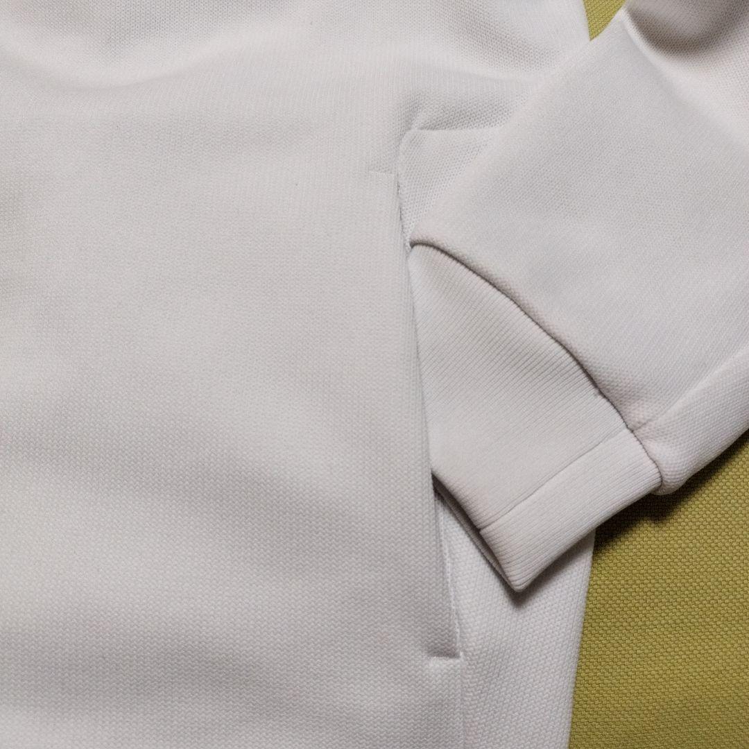 TaylorMade ホワイト 厚手冬素材カットソー、バックプリント