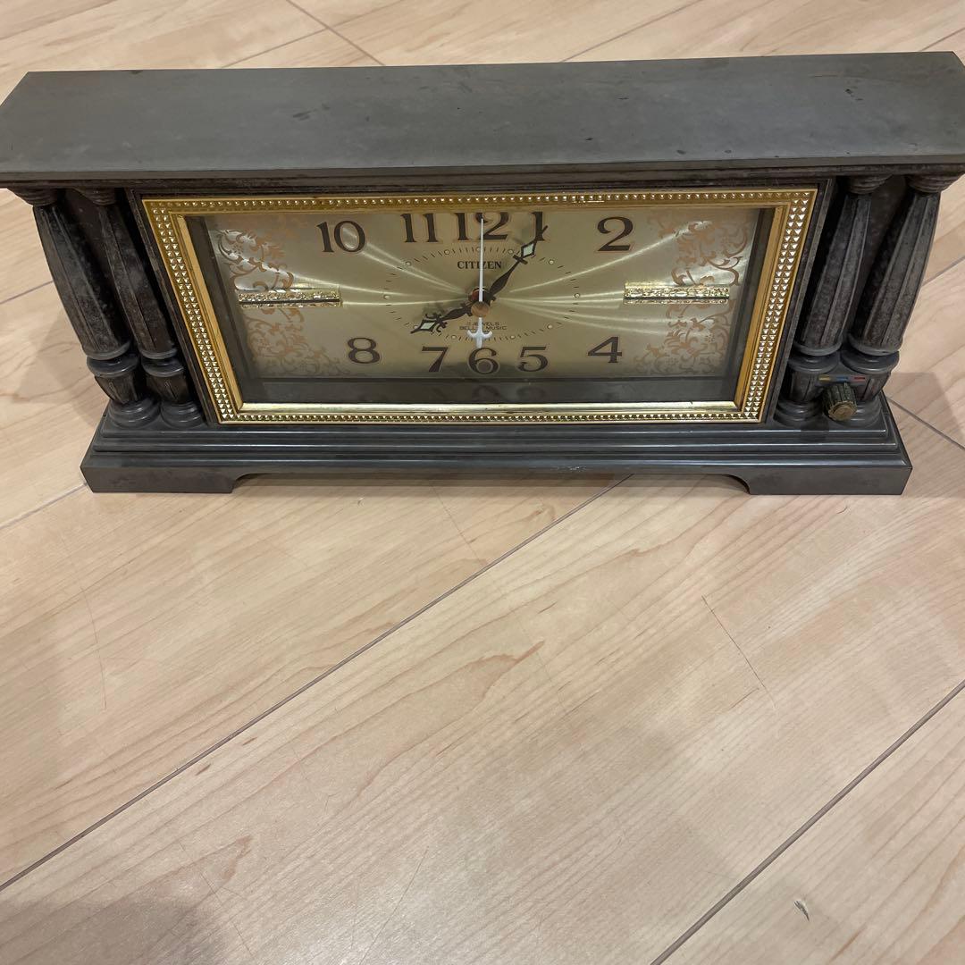 昭和レトロ シチズン CITIZEN 手巻き目覚まし時計 - メルカリ