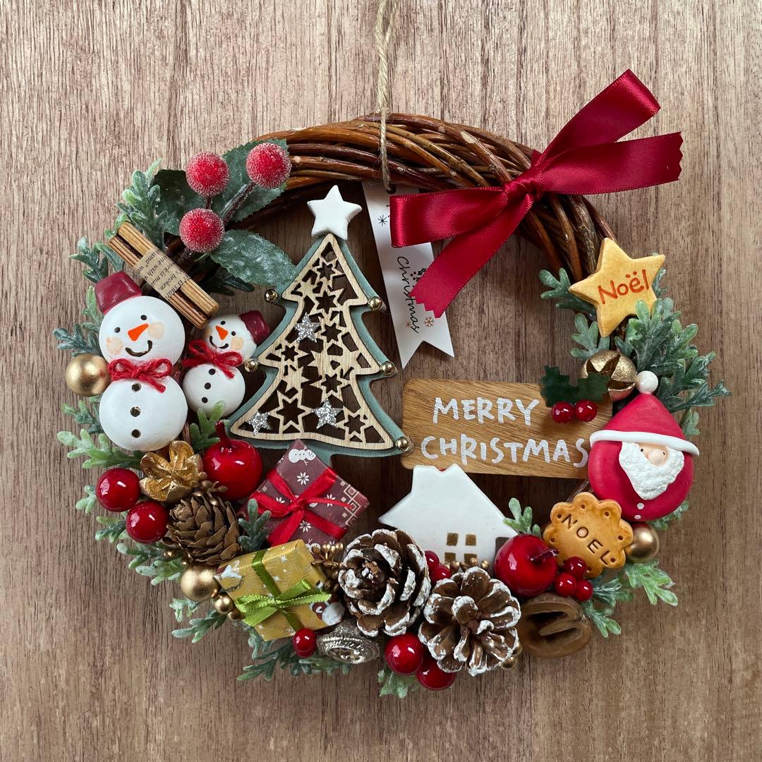 ‪☆28 ・30・31クリスマスリース ハンドメイドリース