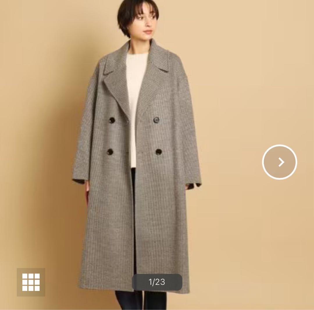 LE GLAZIK | ウール ダブルブレストコート