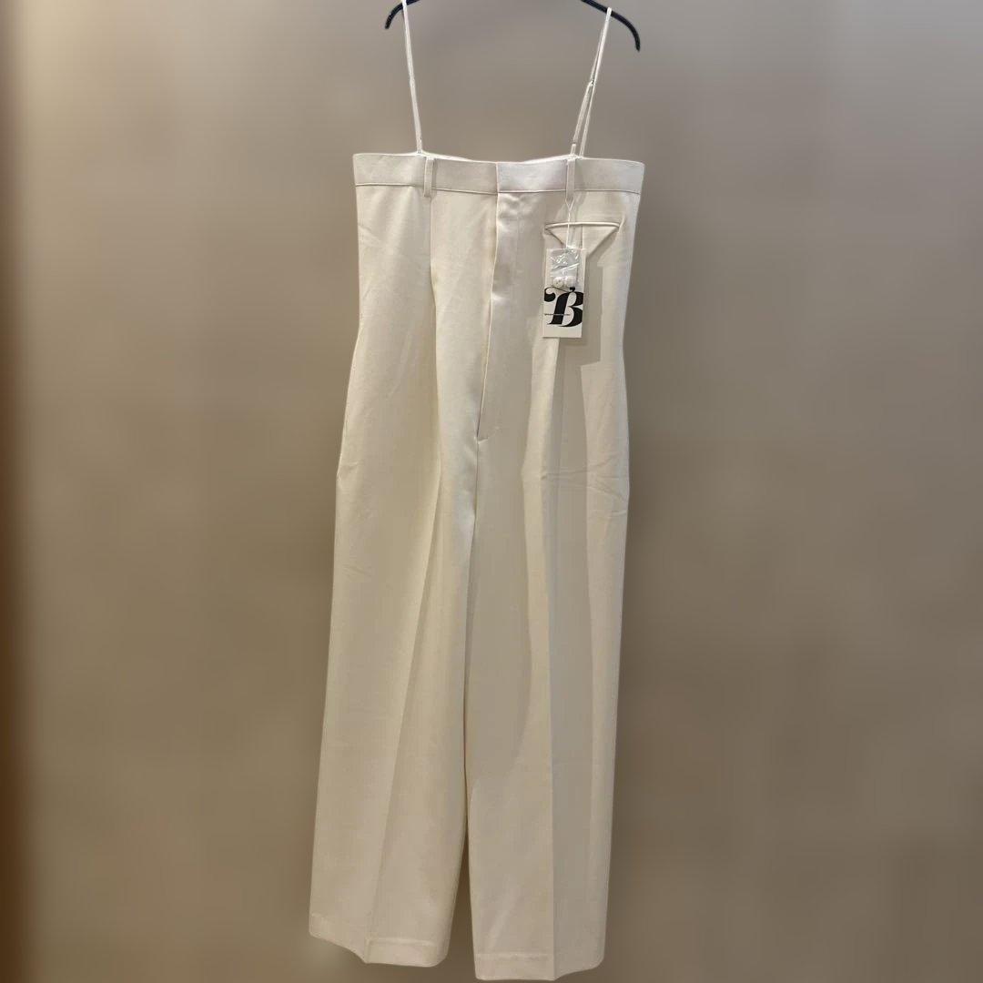 bibiy サロペット　ホワイト　新品タグ付き