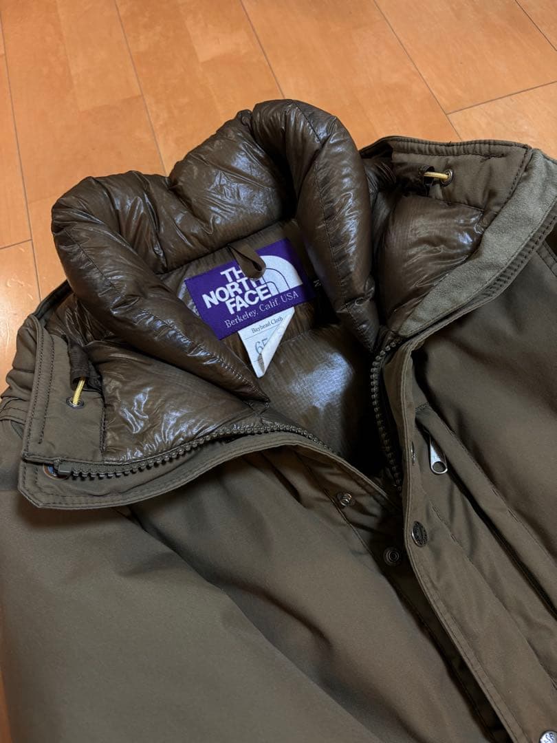 【美品】THE NORTH FACEパープルレーベル⭐︎ダウンパーカー/オリーブ系