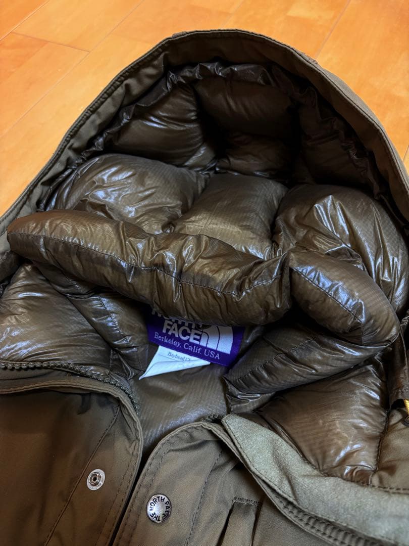 【美品】THE NORTH FACEパープルレーベル⭐︎ダウンパーカー/オリーブ系