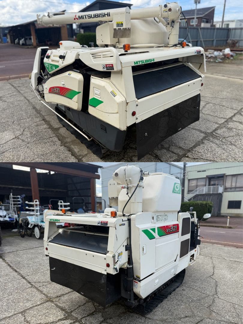 「新潟県長岡市発」三菱コンバインVS321 3条　21馬力ディーゼル動作確認済み