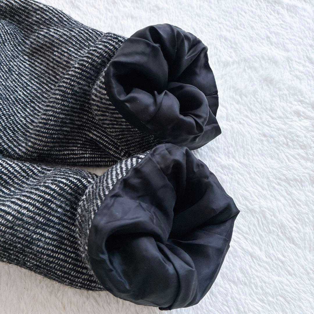 pas de calais コート 4 黒 ウール ロング 毛 高級感 ブラック