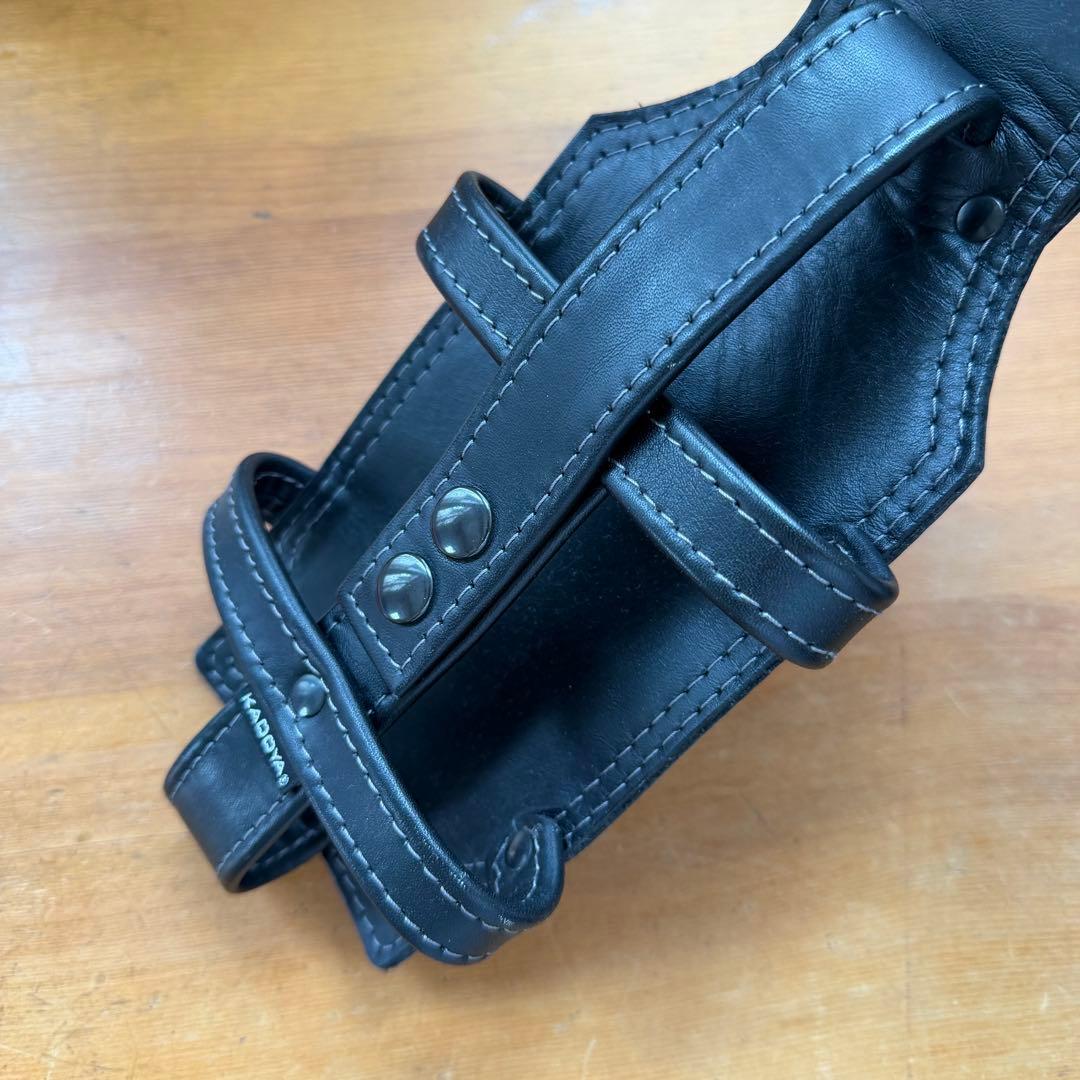 KADOYA ブラック レザー ウォレットホルスター ウォレットホルダー美品