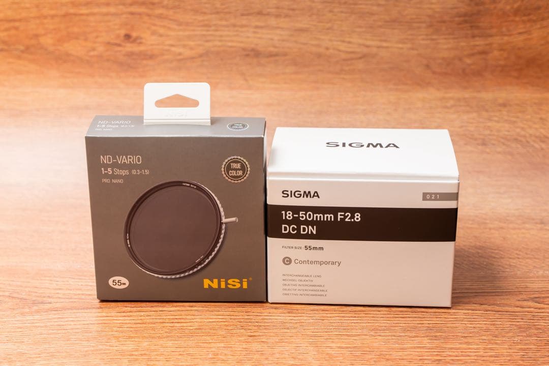 美品】シグマ18-50mm F2.8 DC DN E ニシVND+ZXⅡ付