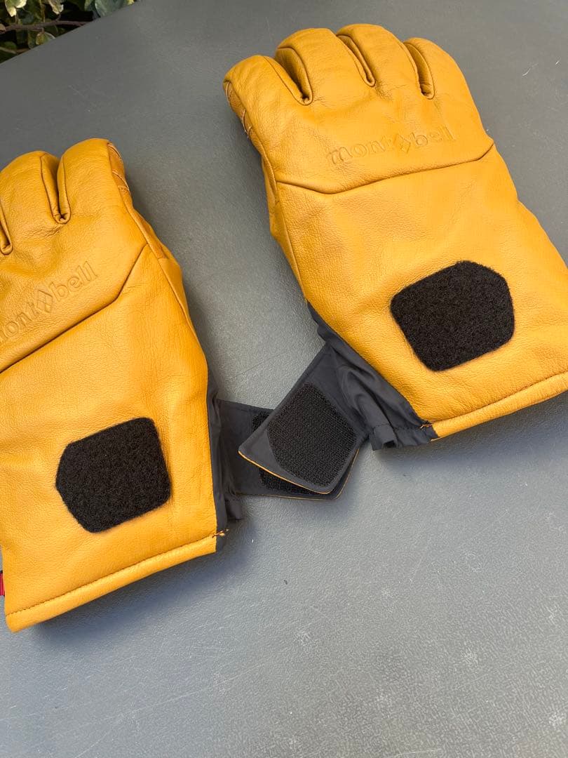 モンベル ウインター レザーグローブ カラー タン サイズM 1118847