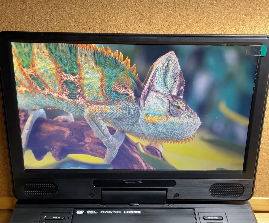 21年製 大画面ポータブルDVD・BD・Blu-ray・ブルーレイプレーヤー