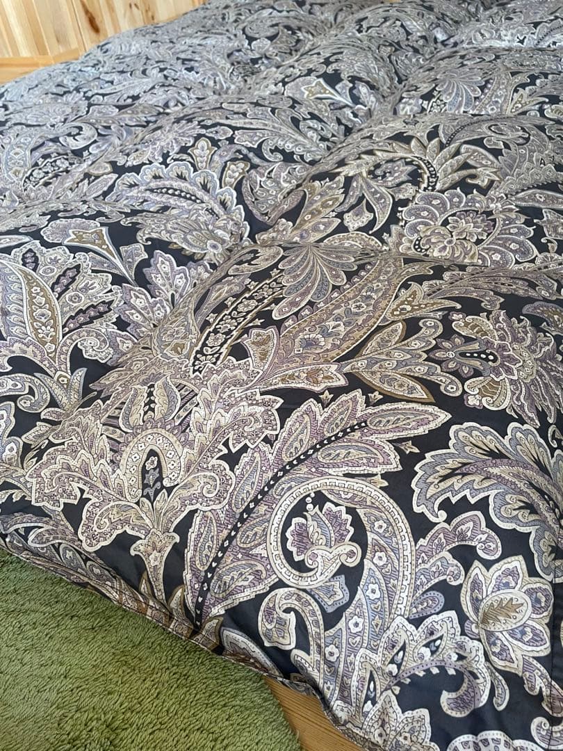 新品【羽毛布団(ポーランド産マザーグース)】 極寒地仕様　1.3kg ブルー