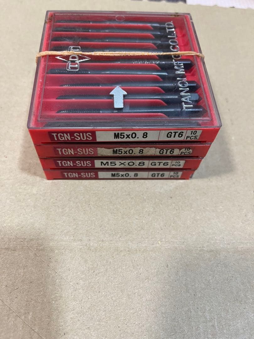 TANOIタップTGN-SUS M5x 0.8 GT6 37本セット